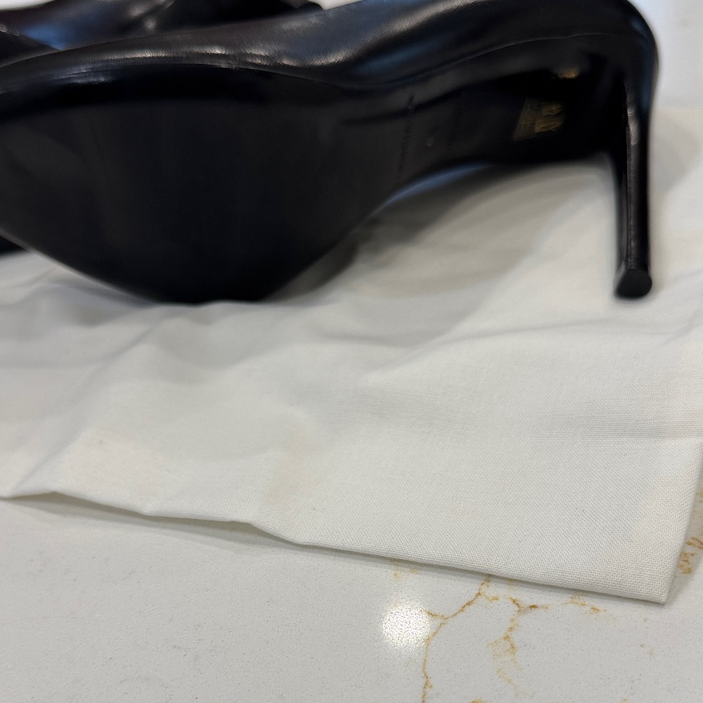 Balenciaga Black Leather Heels - Picture 4 of 12